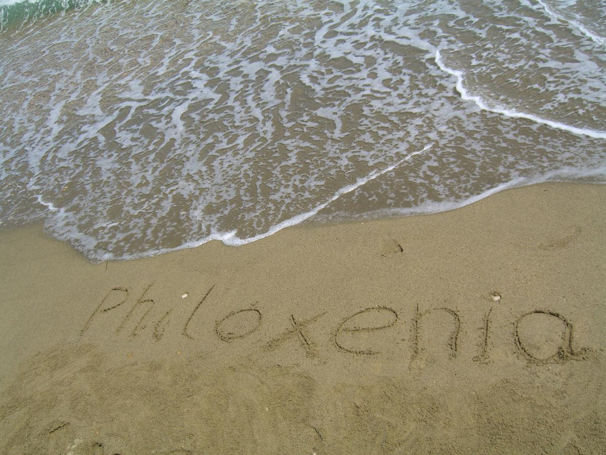 Philoxenia Suites Nea Vrasna Luaran gambar