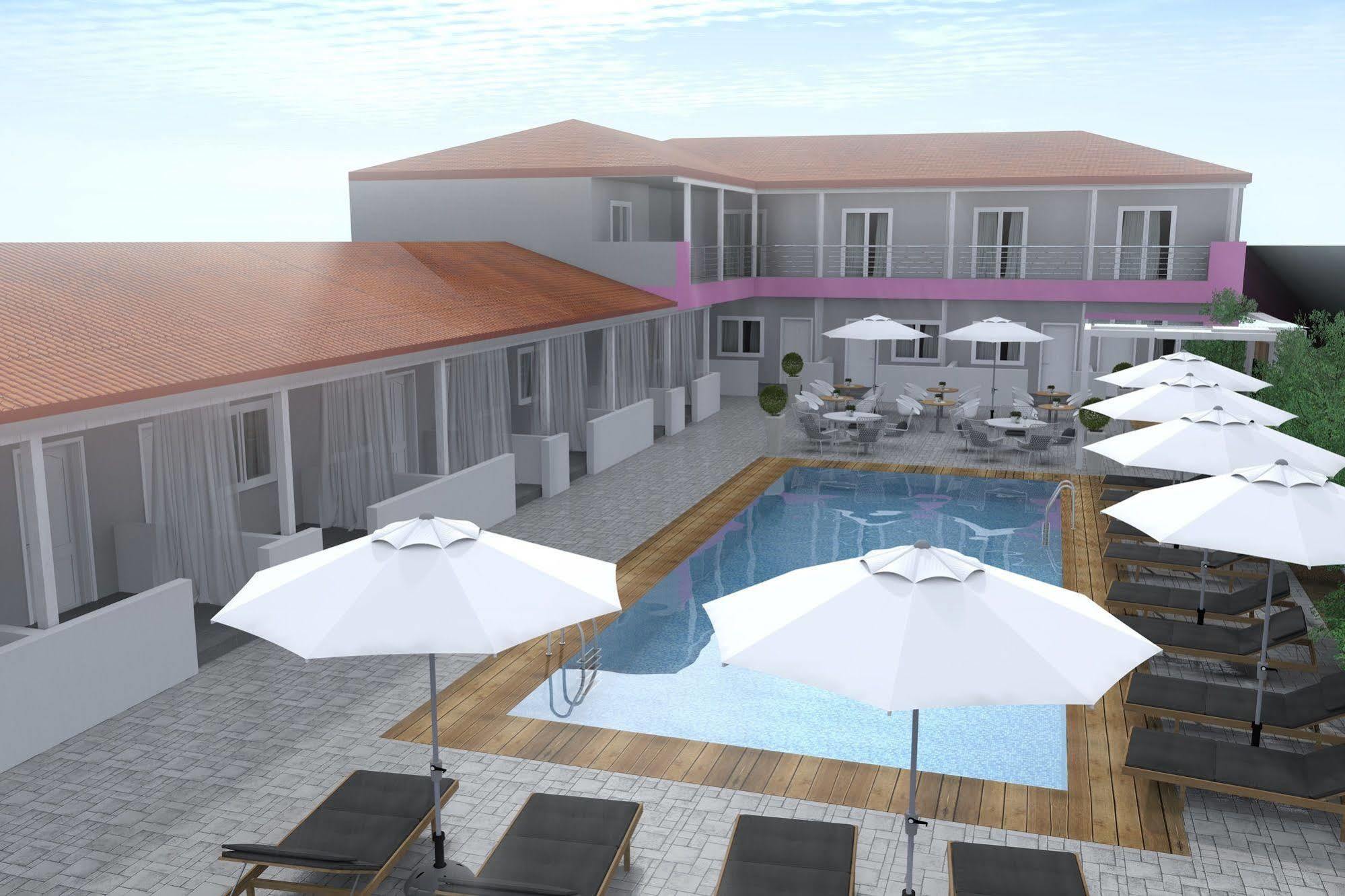 Philoxenia Suites Nea Vrasna Luaran gambar