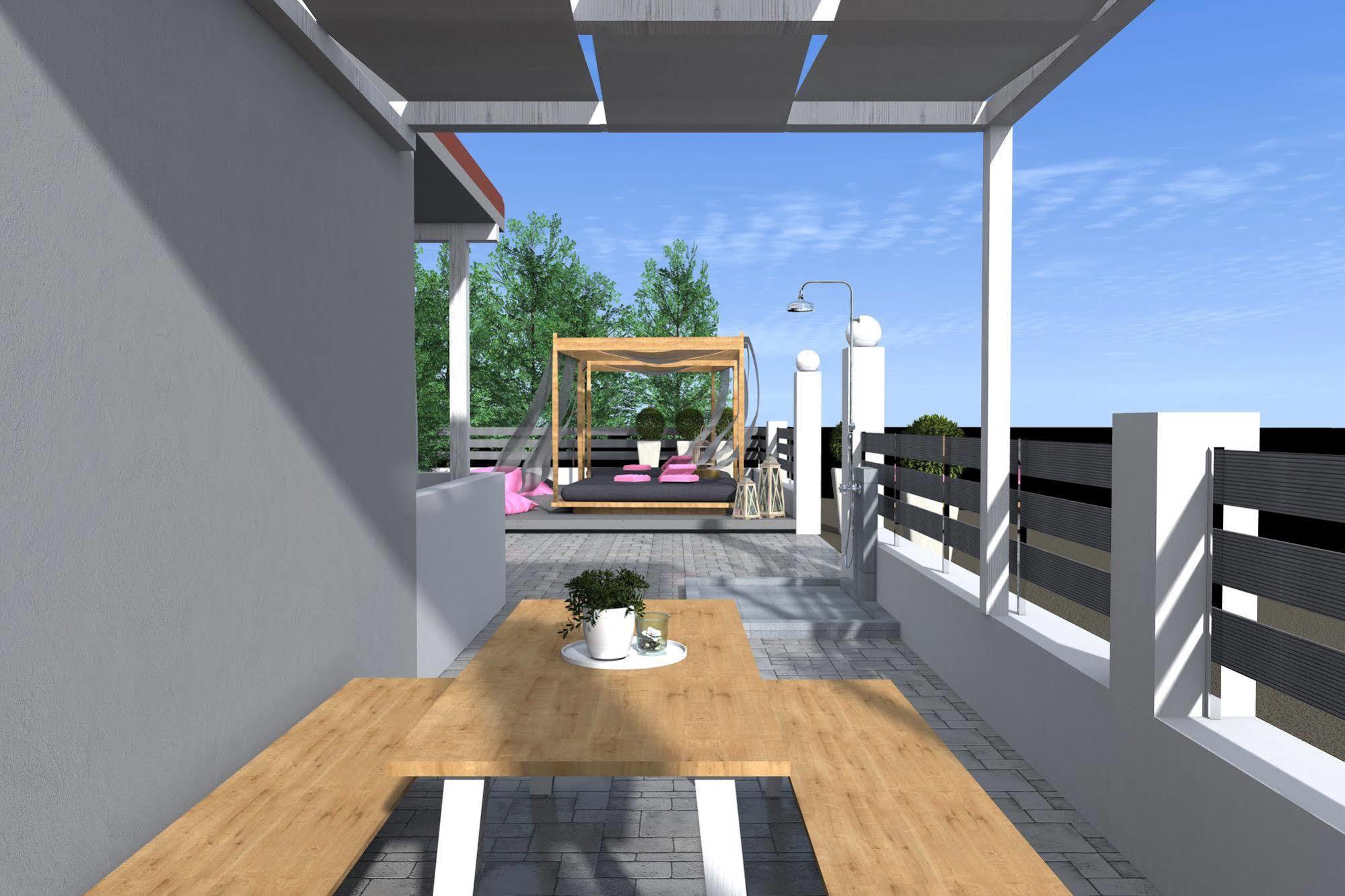 Philoxenia Suites Nea Vrasna Luaran gambar